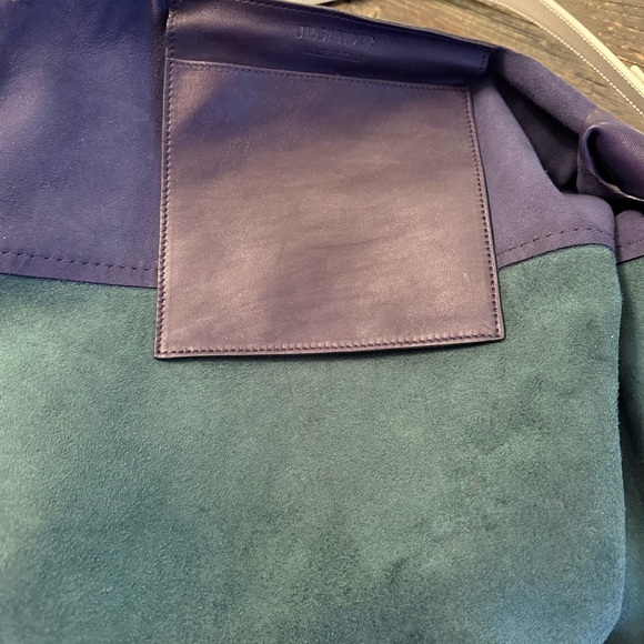 Jil Sander x Raf Simons FW2011 Bi-Color Leather Market Hobo Bag Rare - Picture 11 of 12